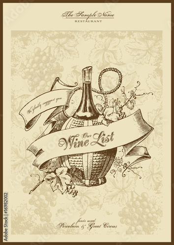 menu series: wine list