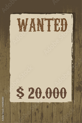 POSTER WANTED