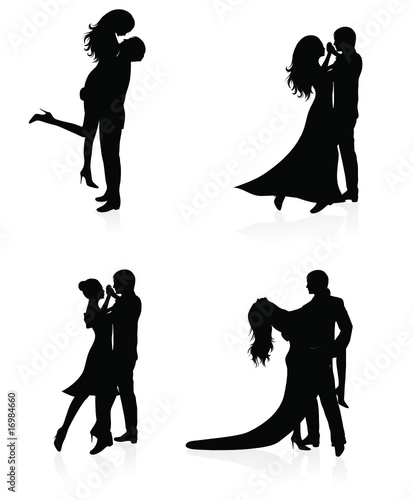 Dancing couples.