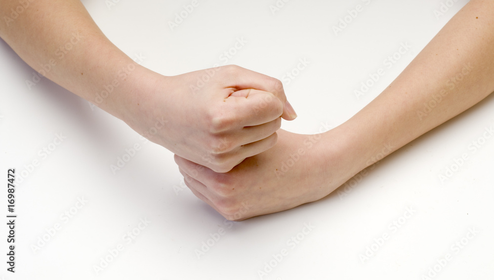 Obraz premium MANOS EMPUÑADAS