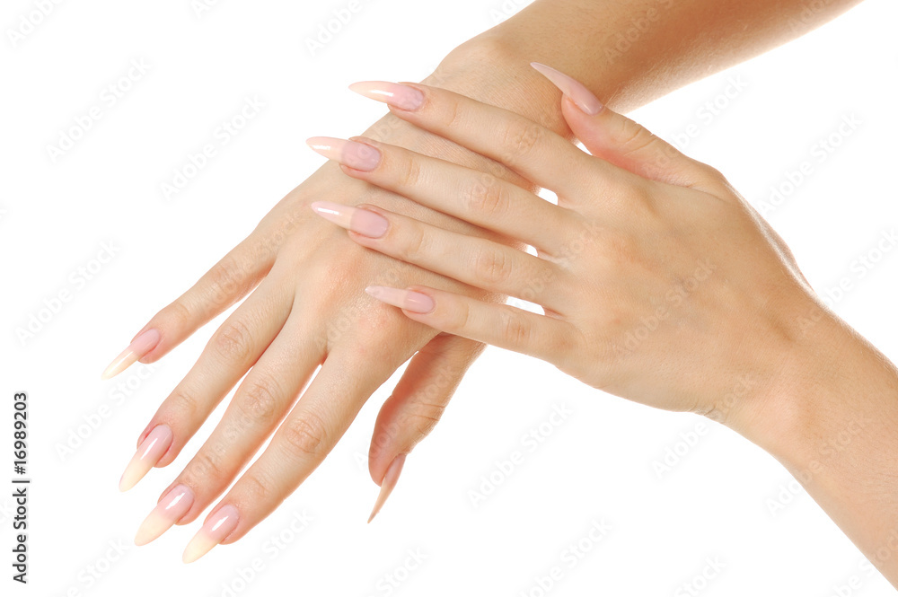 Naklejka premium Woman hands