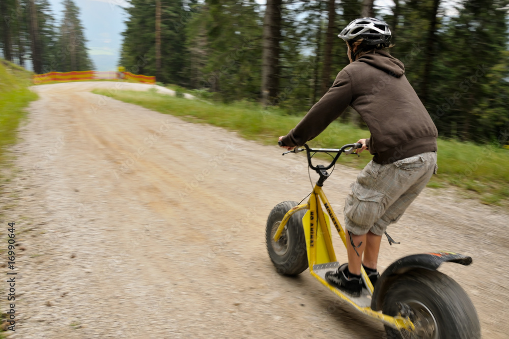 Naklejka premium Rollerbahn