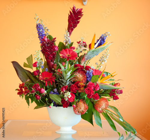 exotic flowers arrangement