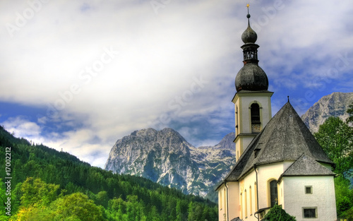 Famous landmark Ramsau in Berchtesgaden - Bavaria   Germany