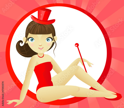 Sexy circus girl