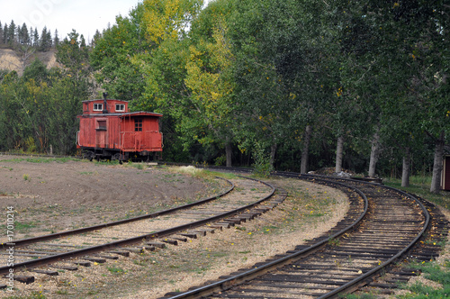 Fototapeta Naklejka Na Ścianę i Meble -  Old Abandoned Train