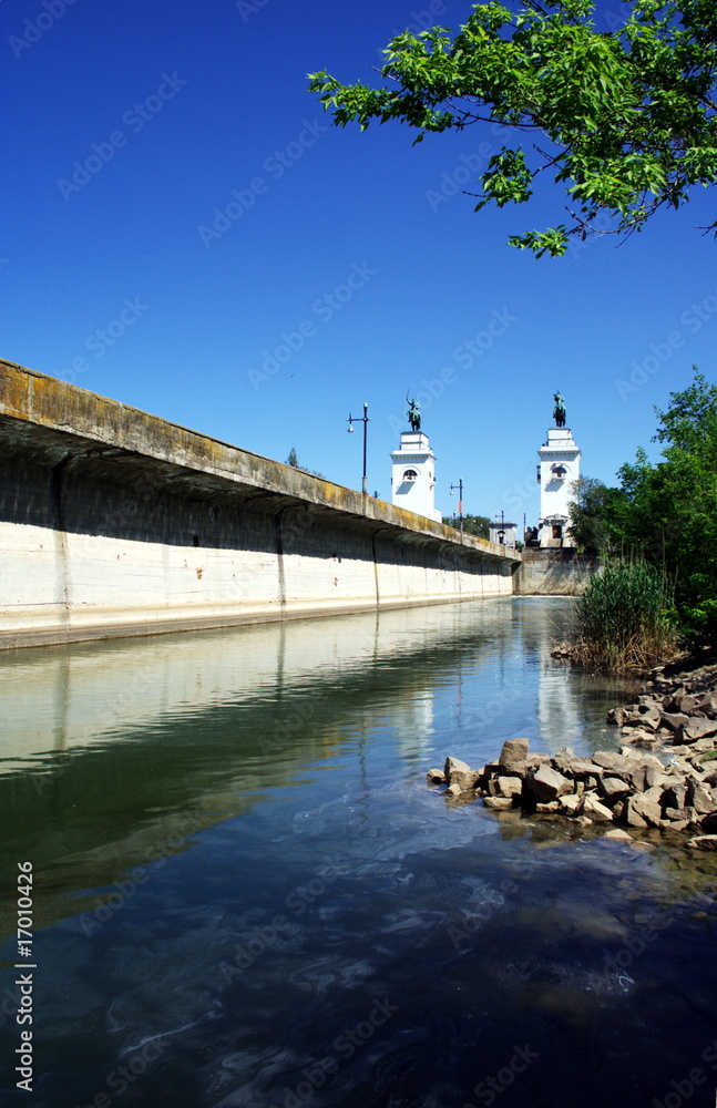 Sluice of a Volga-Don canal