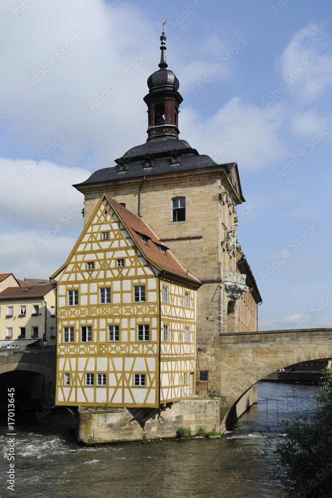 Bamberg Altstadt Wahrzeichen altes Rathaus