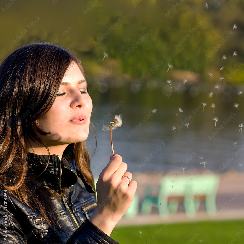 young beautiful woman