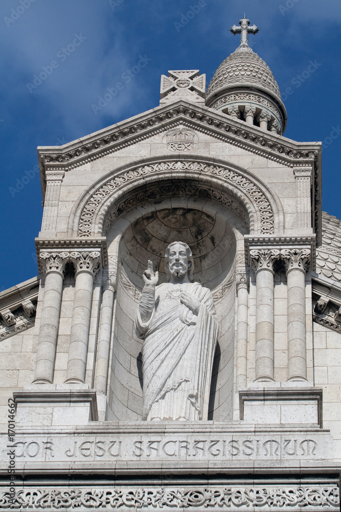 Details of Sacre Coeur (Paris, France)