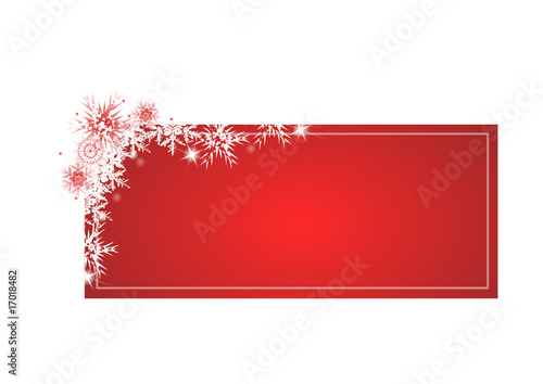 red christmas card