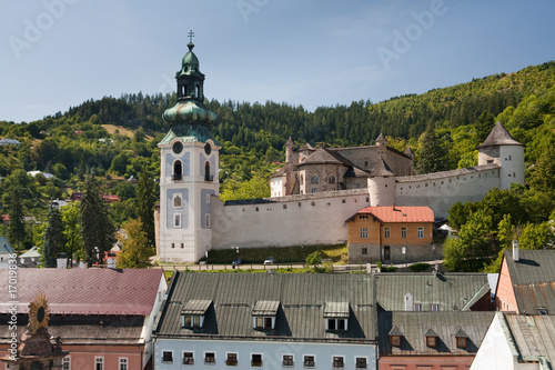 old castle in banska stiavnica photo