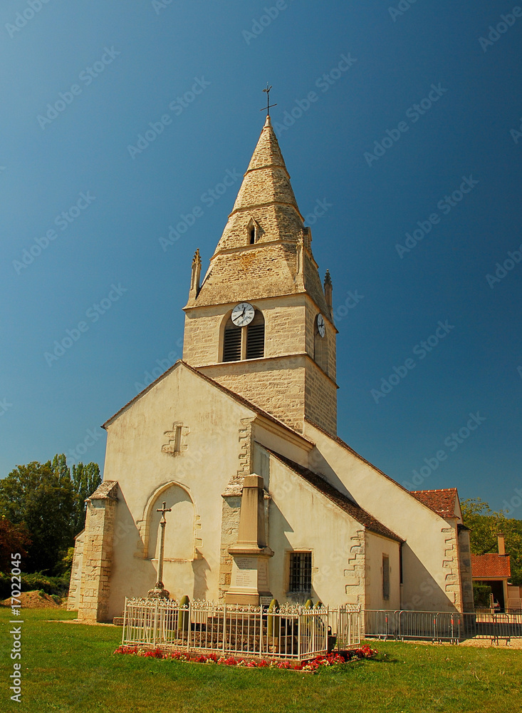 Eglise d'Auxey-Duresses, Bourgogne