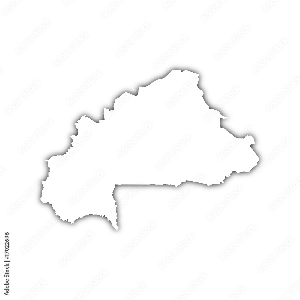 map of burkina faso map of burkina faso