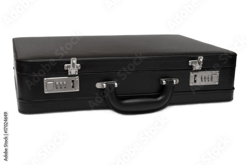 Black briefcase