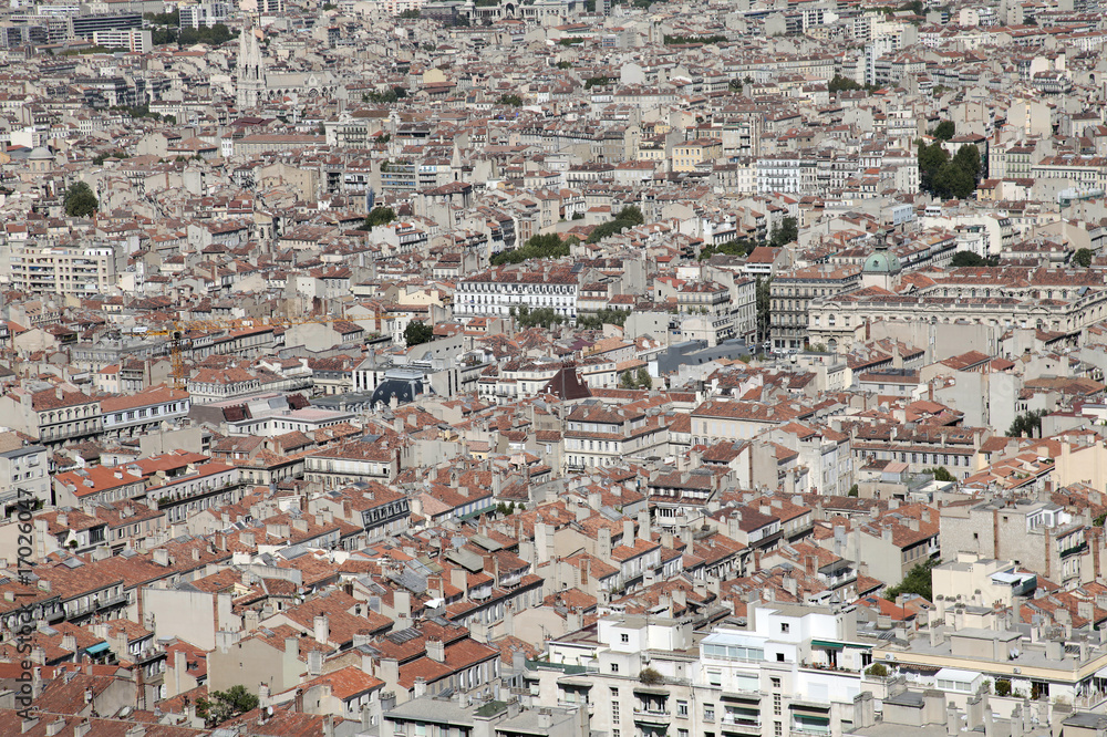 Vue générale de Marseille