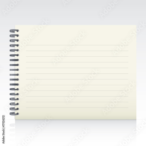 Office Elements - Spiral Notebook