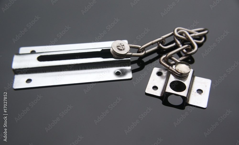 Door security chain Door security chain
