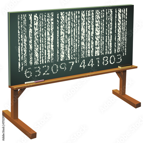 Tableau noir et marché de l'enseignement (détouré)