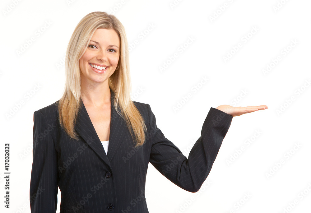 Friendly businesswoman Friendly businesswoman