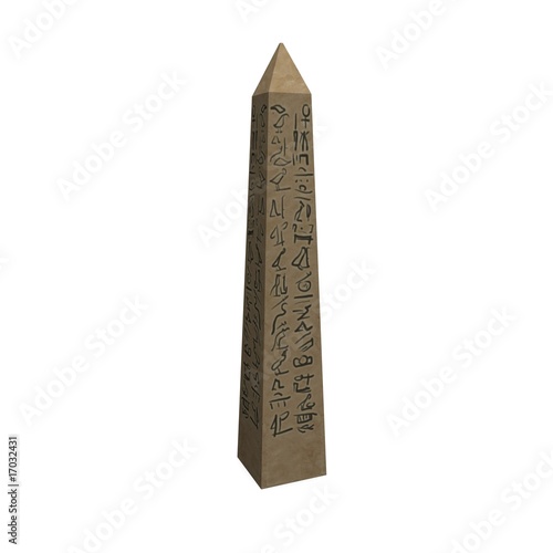 egyptian obelisk Fototapet