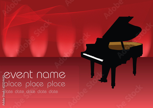 piano music vector