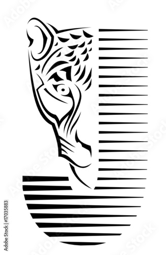 Wildcat sign as a symbol of danger