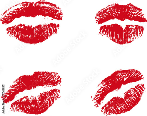 Kuss, Küsse, Lippen, Mund, Lippenstift