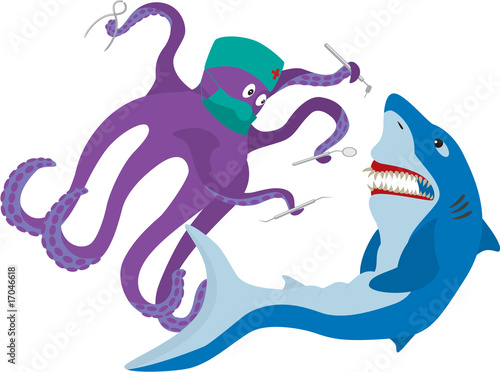 Octopus the dentist