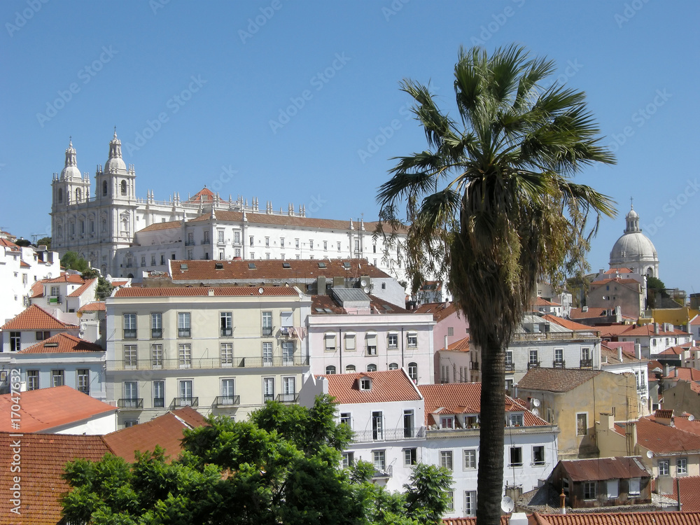 Alfama in Lissabon