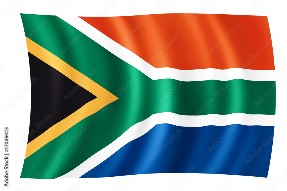 Obraz premium Flagge von Südafrika