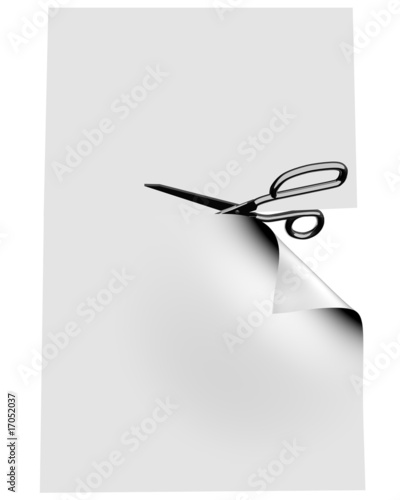 Scissors Clipping Blank