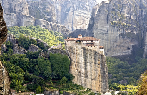 Orthodox, monastery at Meteora near Kalambaka in Greece photo