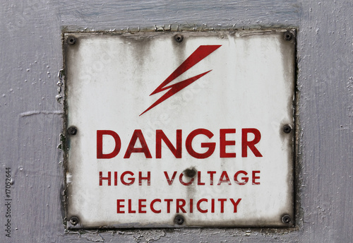 High voltage: danger!