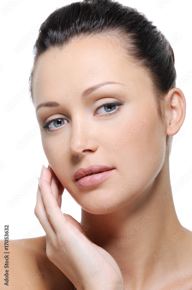 Fresh healthy skin of woman face