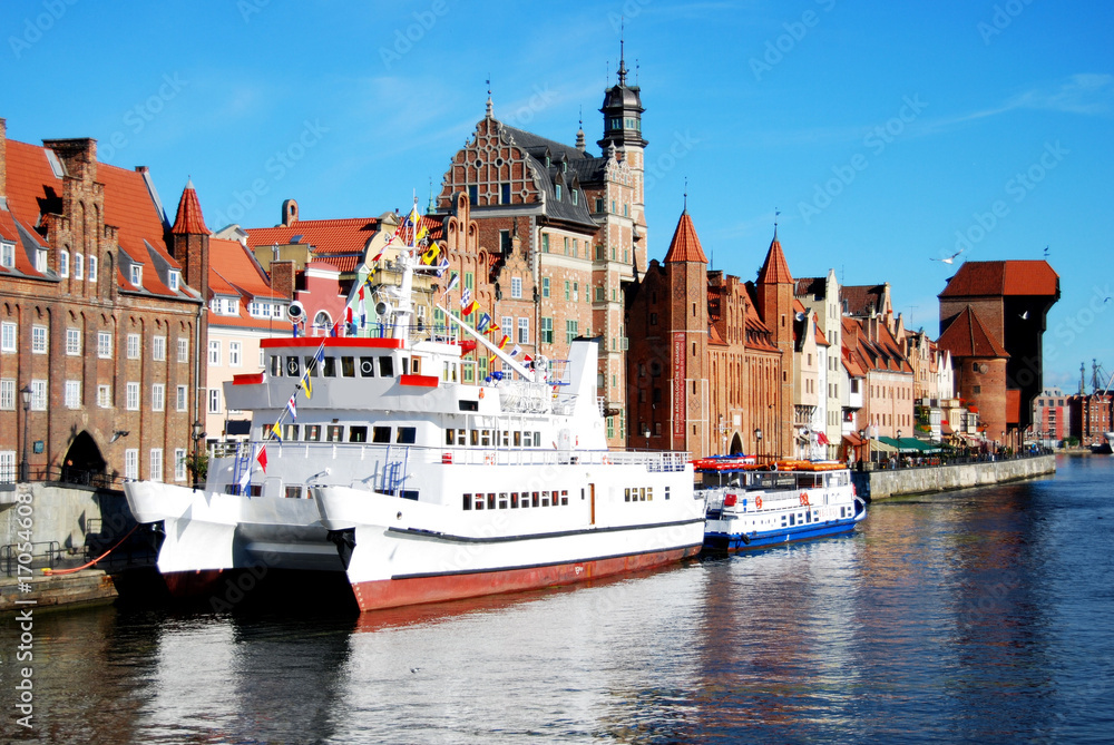 Obraz premium Gdansk harbor