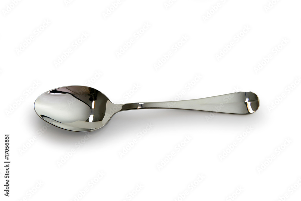 Cuillère à soupe sur fond blanc Cuillère à soupe sur fond blanc
