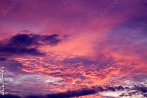 Obraz na płótnie red sky w salonie