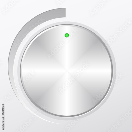 Metal knob