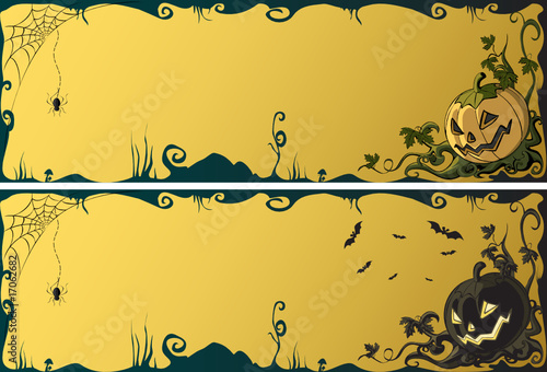 Halloween banners