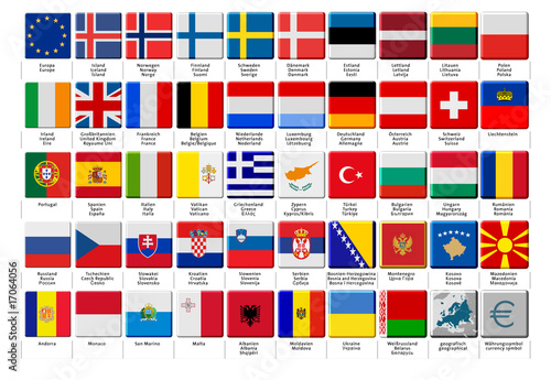 Europe-Buttons-Set-3D-square