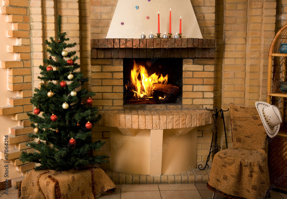 Obraz premium Fireplace