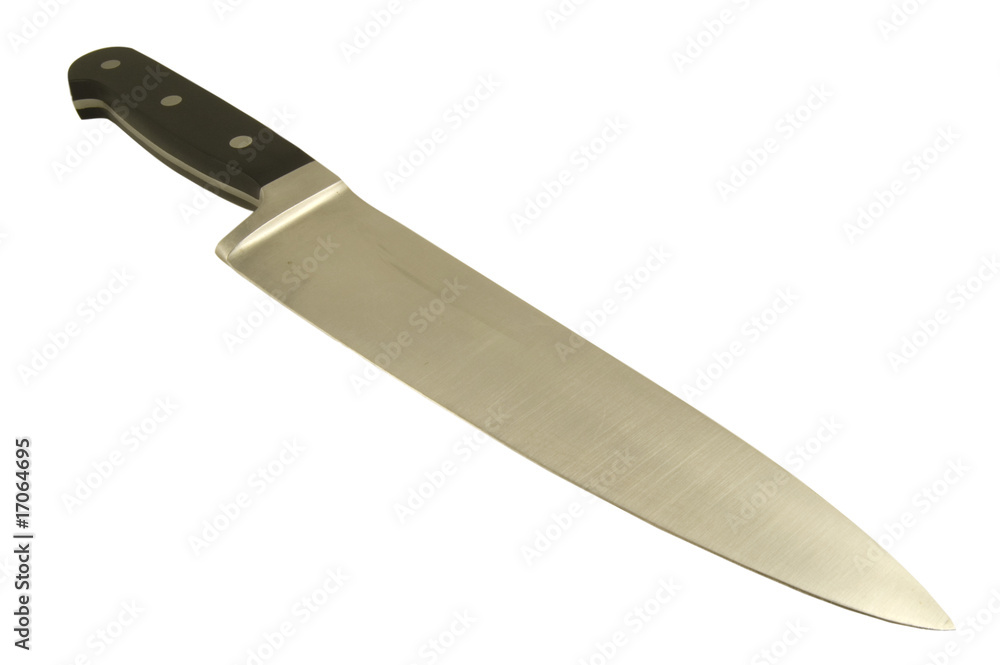 single large knife isolated on white background single large knife isolated on white background