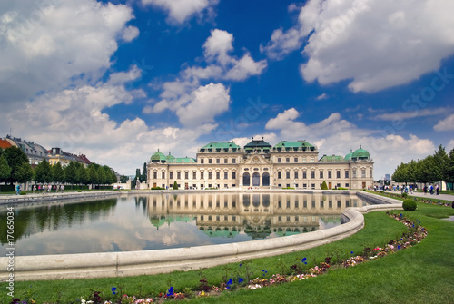Canvas Print Belvedere Palace, Vienna, Austria