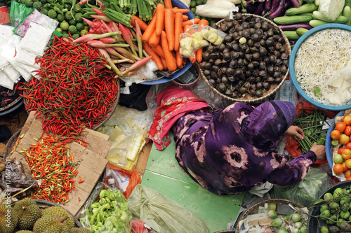 Pasar Siti Khadijah, Kelantan, Malaysia.. photo