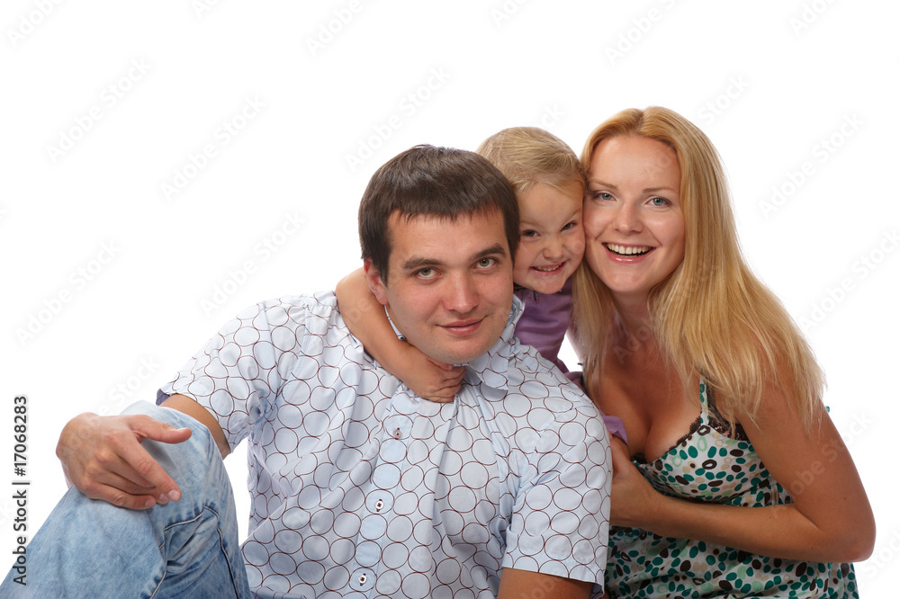 Fototapeta premium happy family