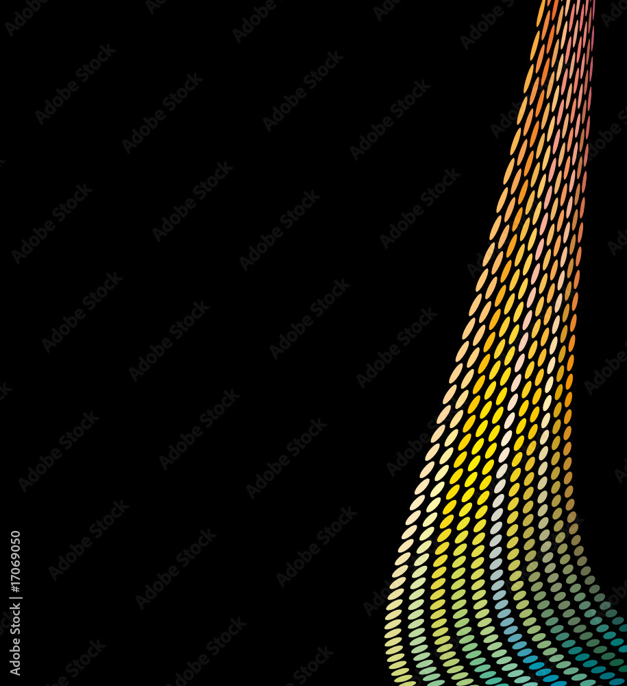Colorful dots dynamic line background