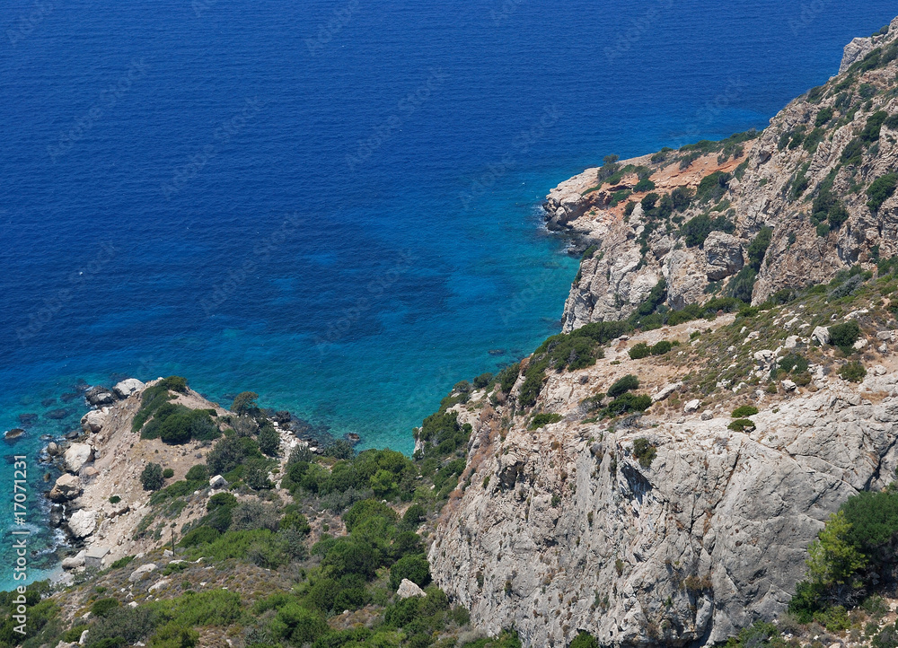 Paesaggio costale mediterraneo