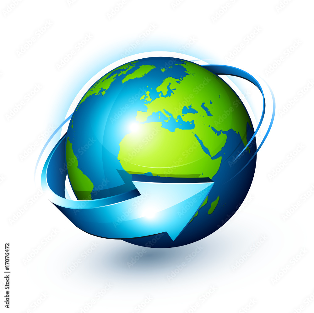 Planète terre / communication and business concept Planète terre / communication and business concept
