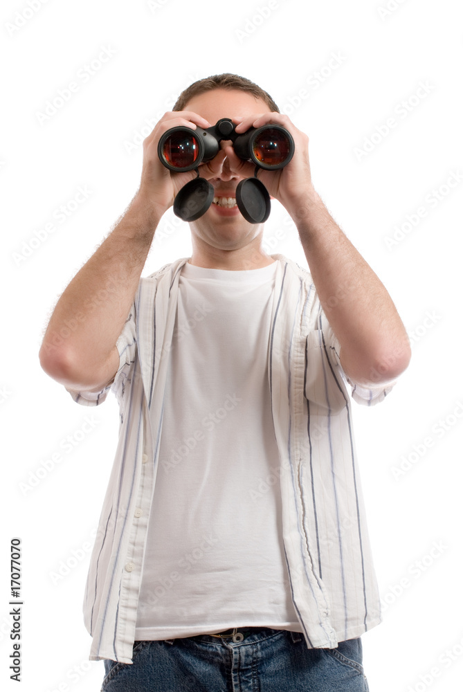 Man With Binoculars Man With Binoculars